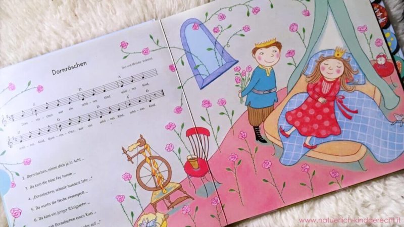 märchenbuch singen notenbuch lieder für kinder geburtstagsgeschenk für mädchen märchenlieder noten instrumental mitsingen